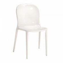 Thalya mat krzeslo 46x50x84cm bialy lsniacy